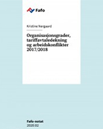 Kristine Nergaard har skrevet notatet Organisasjonsgrader, tariffavtaledekning og arbeidskonflikter 2017/2018 