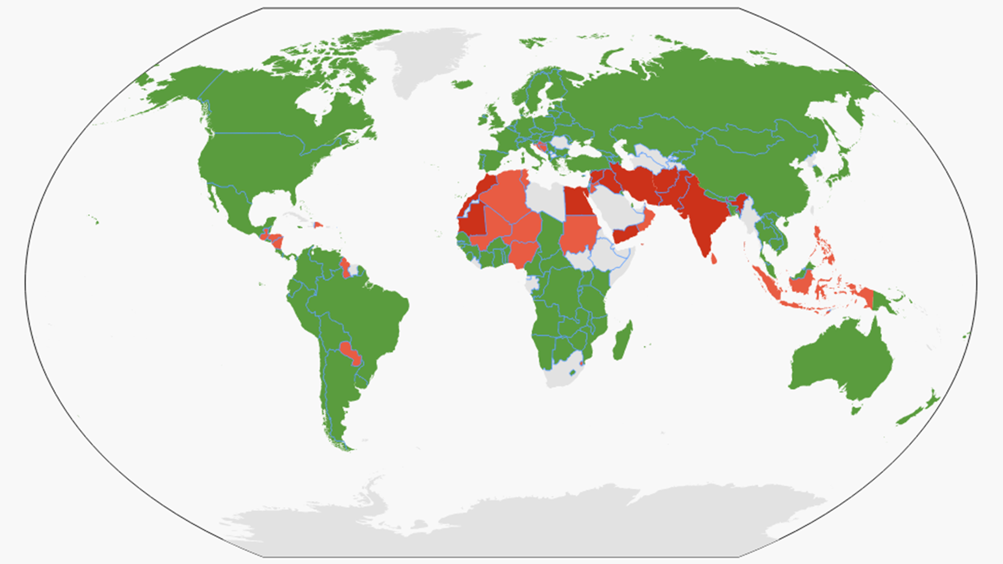 <p>KARTET VISER ulike lands totalskår ifølge Just Jobs index i 2012. Gråmerkede land mangler data.</p>